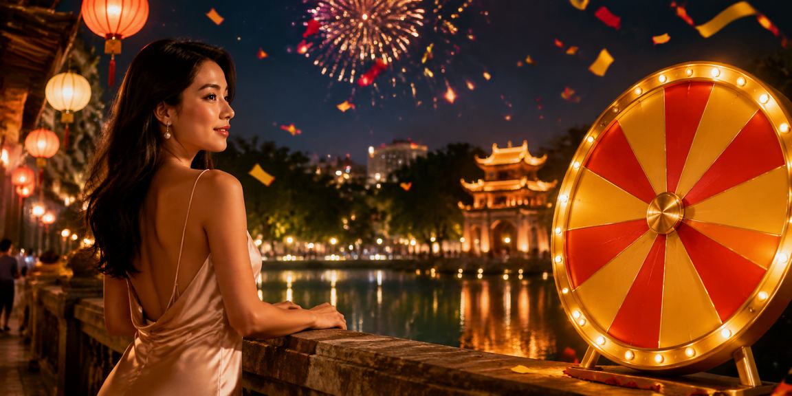 Người chơi vui mừng nhận tiền thưởng dt88 tại chợ đêm Hà Nội